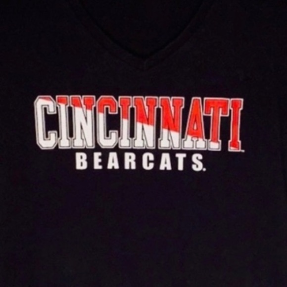 UNIVERSITY OF CINCINNATI UC BEARCATS T-shirt Red Black White Size Extra large - Picture 5 of 6